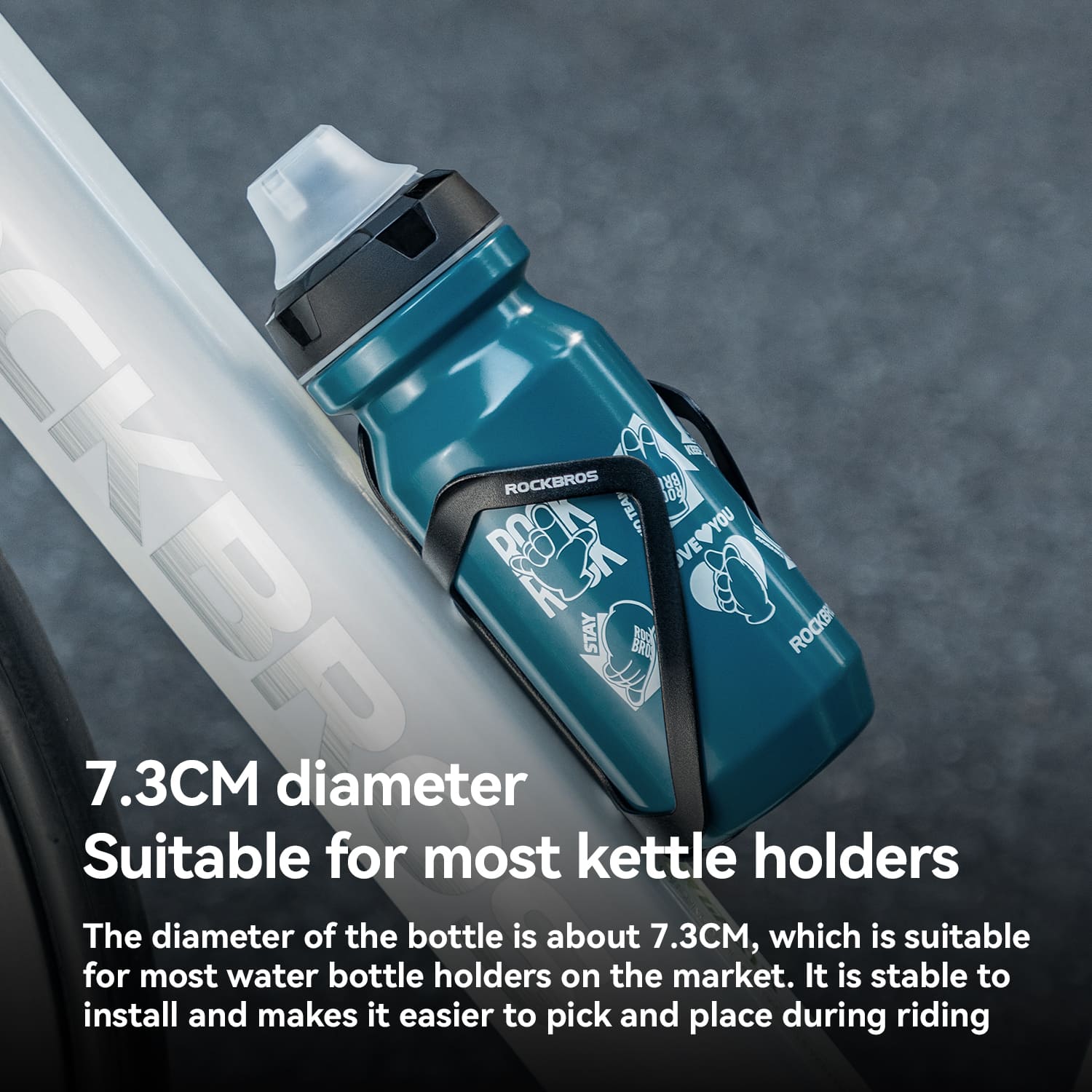 Large Capacity Squeeze Cycling Water Bottle
