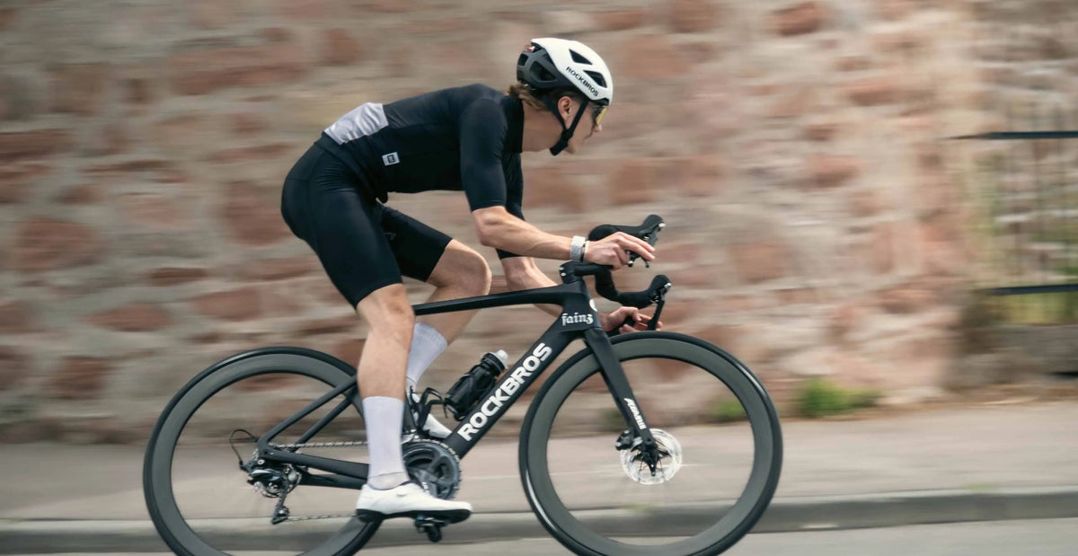 Lightweight carbon road bike upgrades featuring ROCKBROS carbon wheelsets and components
