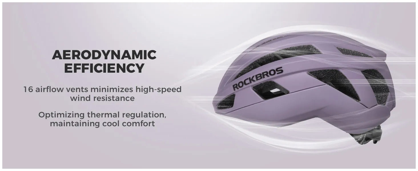 ROCKBROS LK-11 Lightweight Cycling Helmet with Comfortable Fit