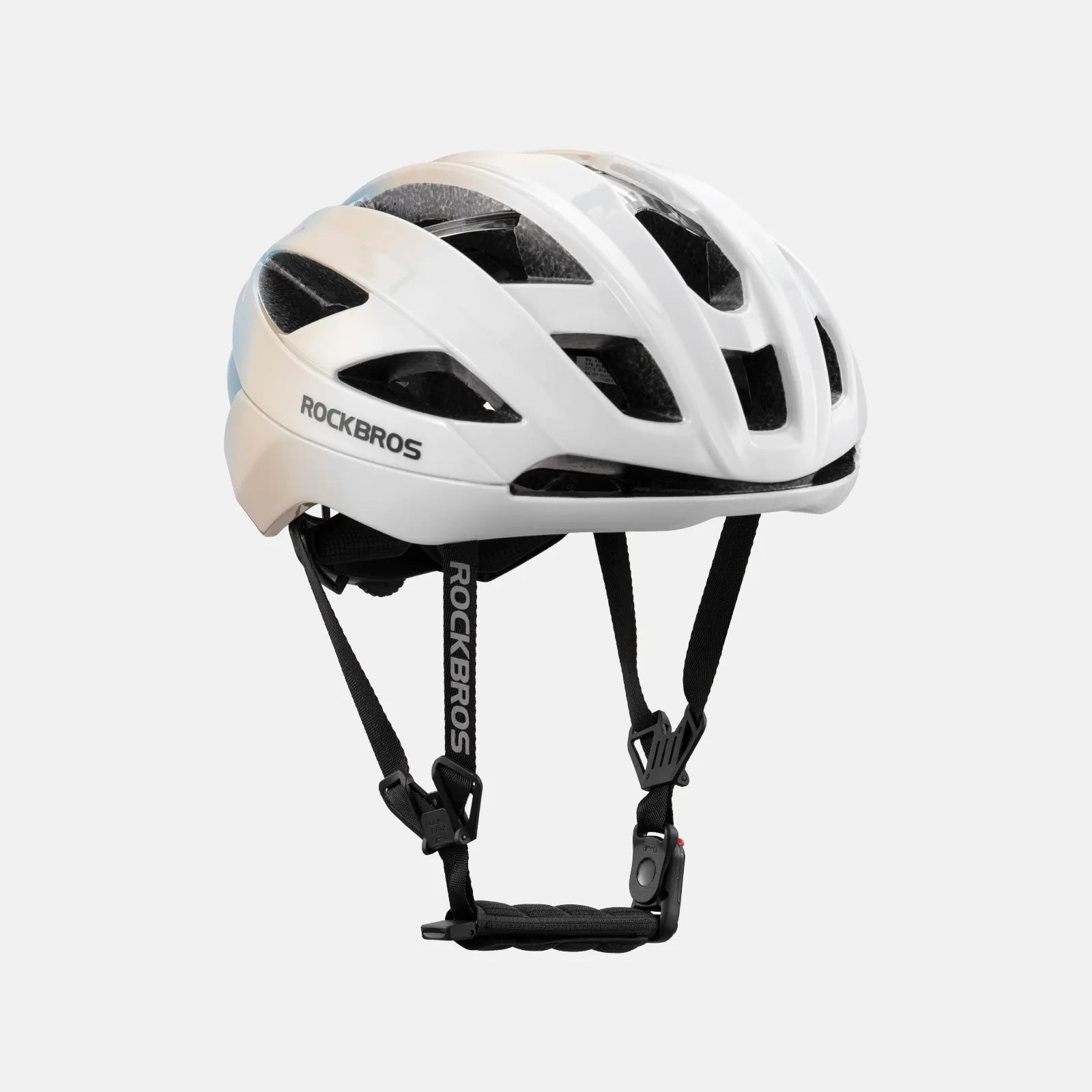 ROCKBROS LK-69 Bike Helmet with Bionic Support, ventilated and adjustable cycling helmet
#Color_Multi-White Yellow Blue (Glossy)