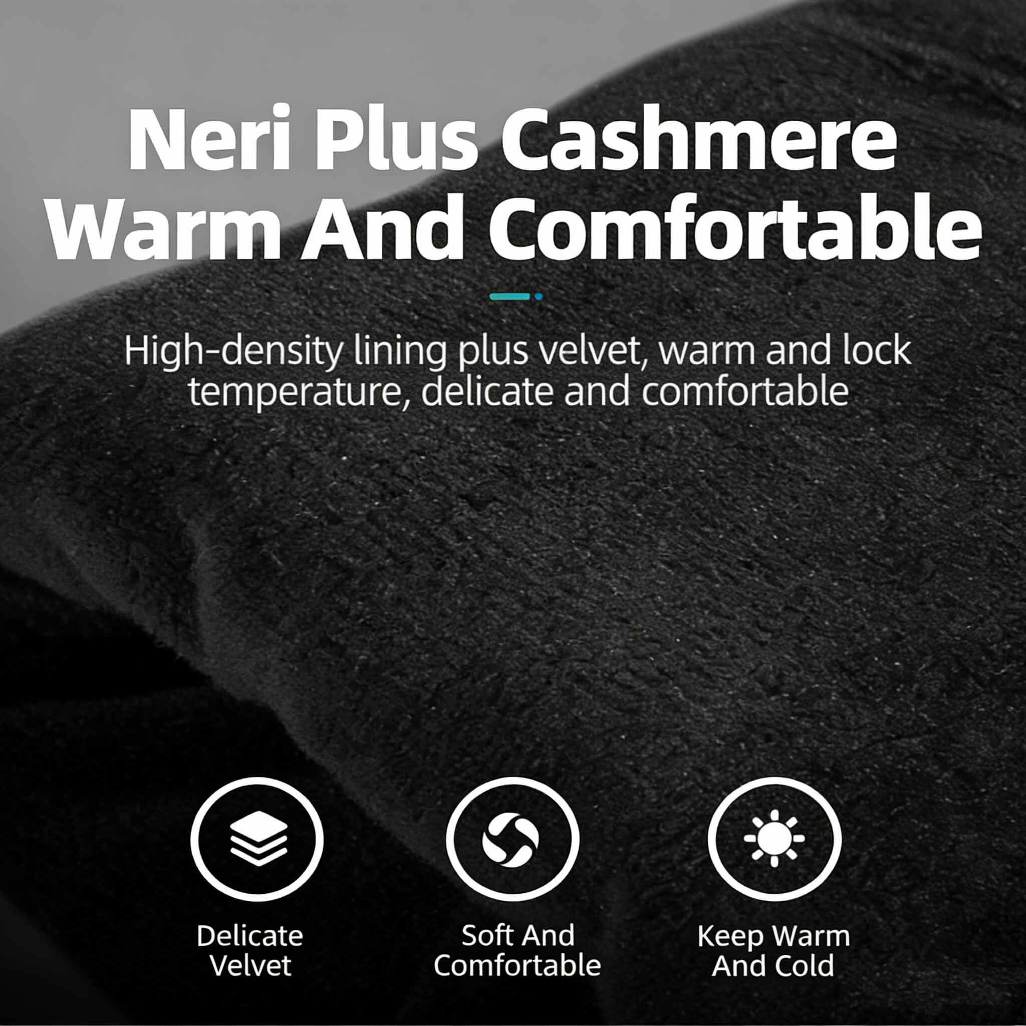 ROCKBROS long finger gloves with fleece lining and lock clip for winter riding