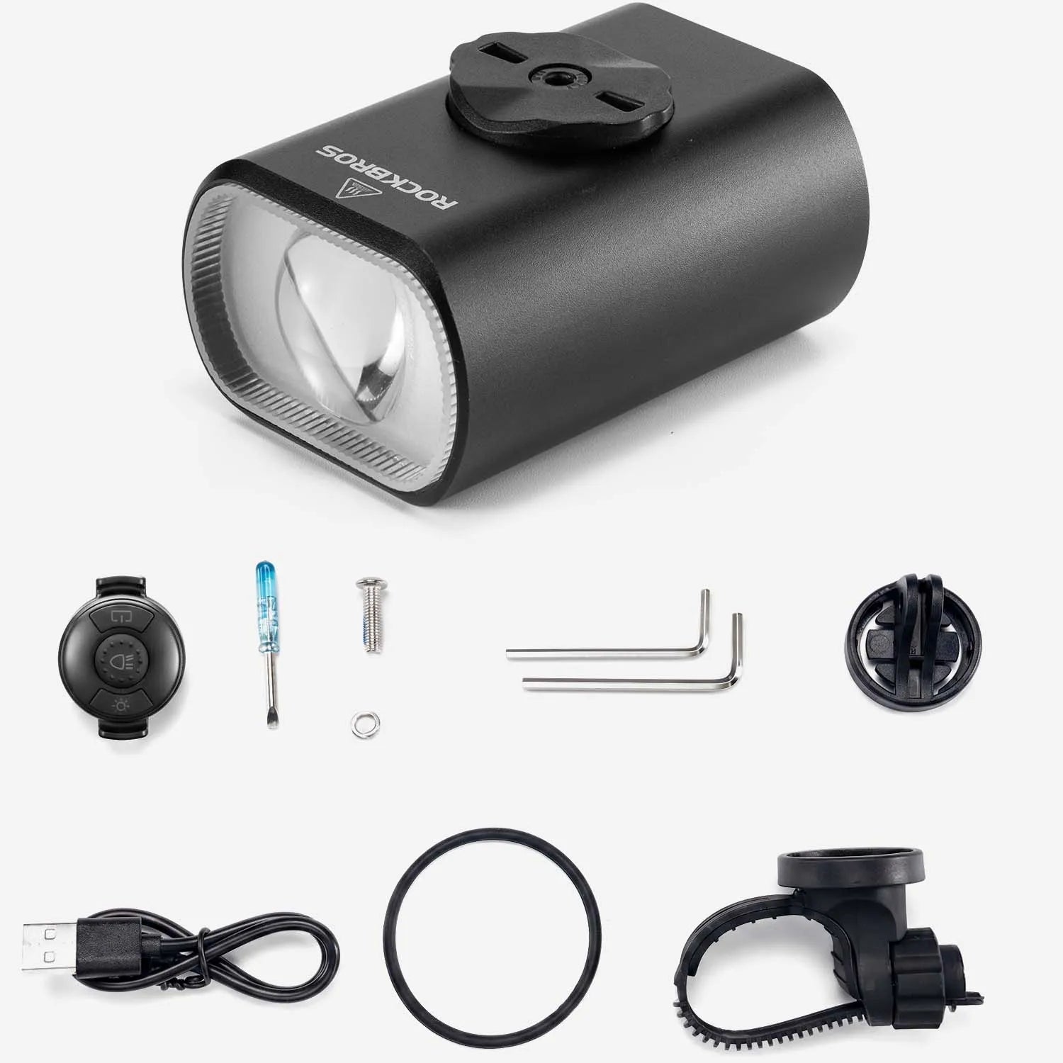 ROCKBROS M5 Bike Front Light with Dual Mounting Options