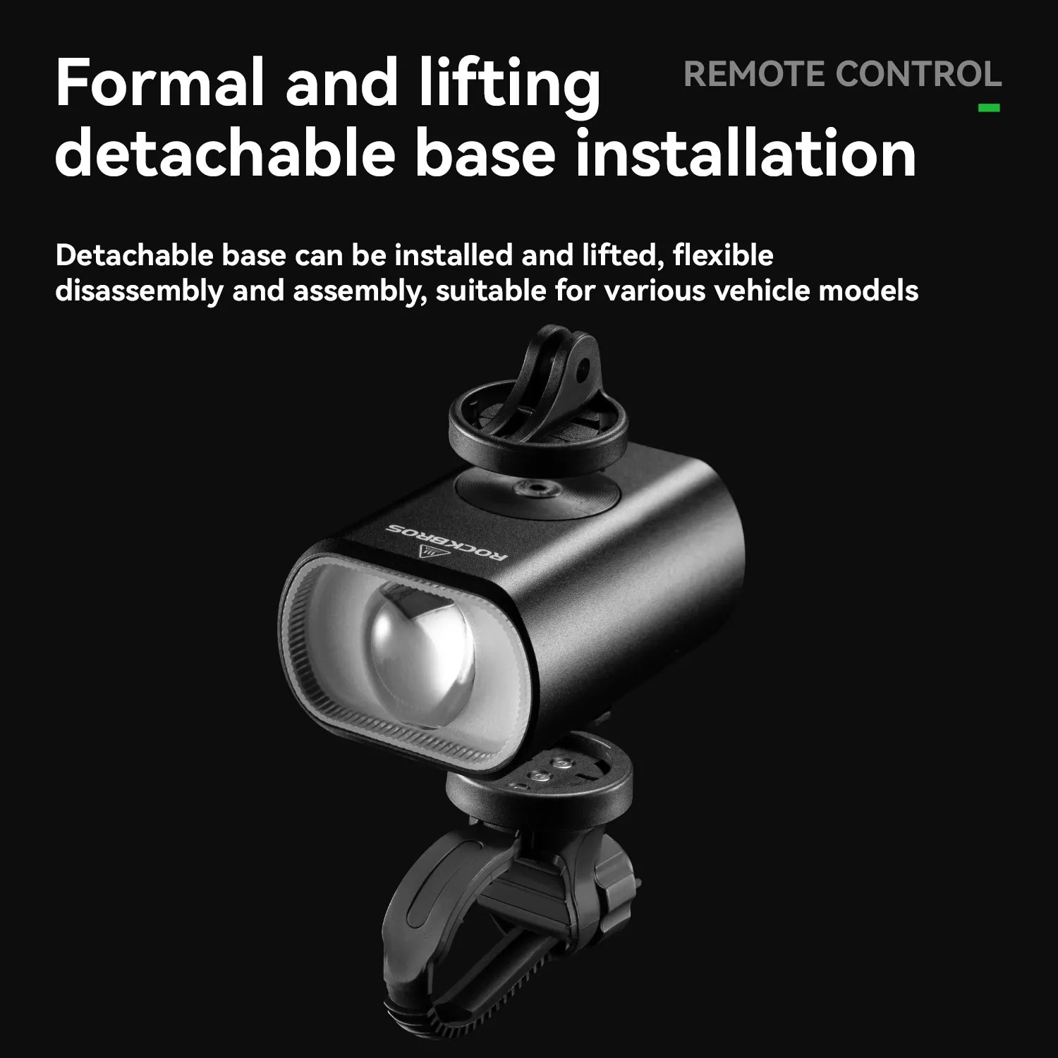 ROCKBROS M5 Bike Front Light with Dual Mounting Options