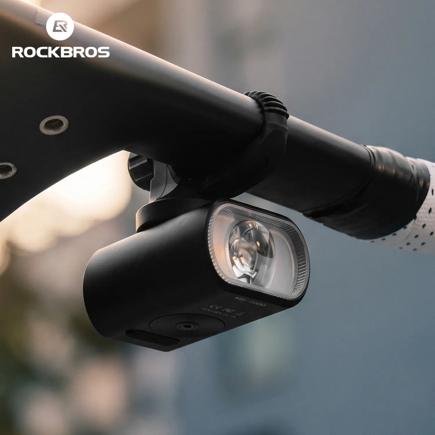 ROCKBROS M5 Bike Front Light with Dual Mounting Options