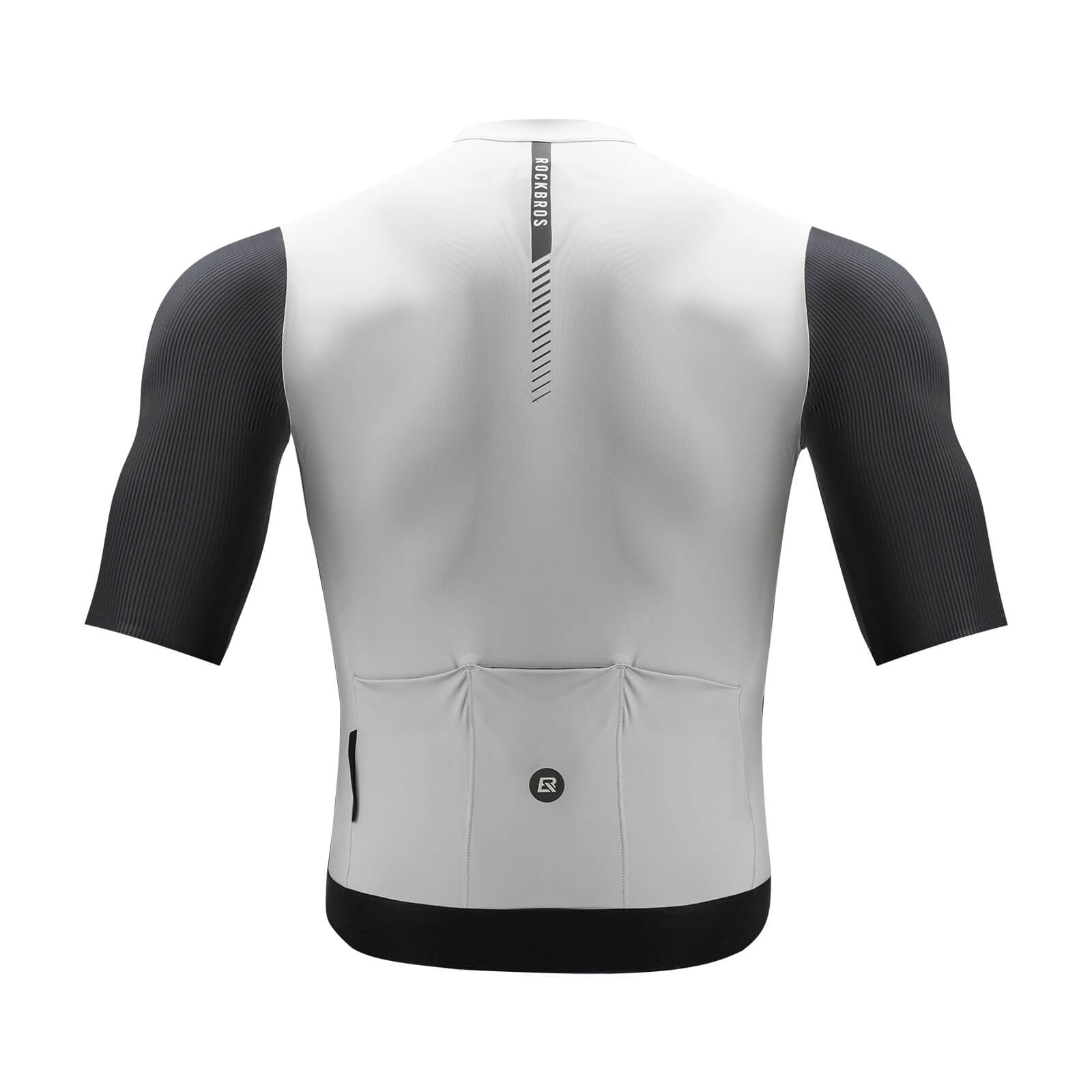 ROCKBROS men's breathable short-sleeve cycling jersey for comfortable riding
#Color_Gray Blue