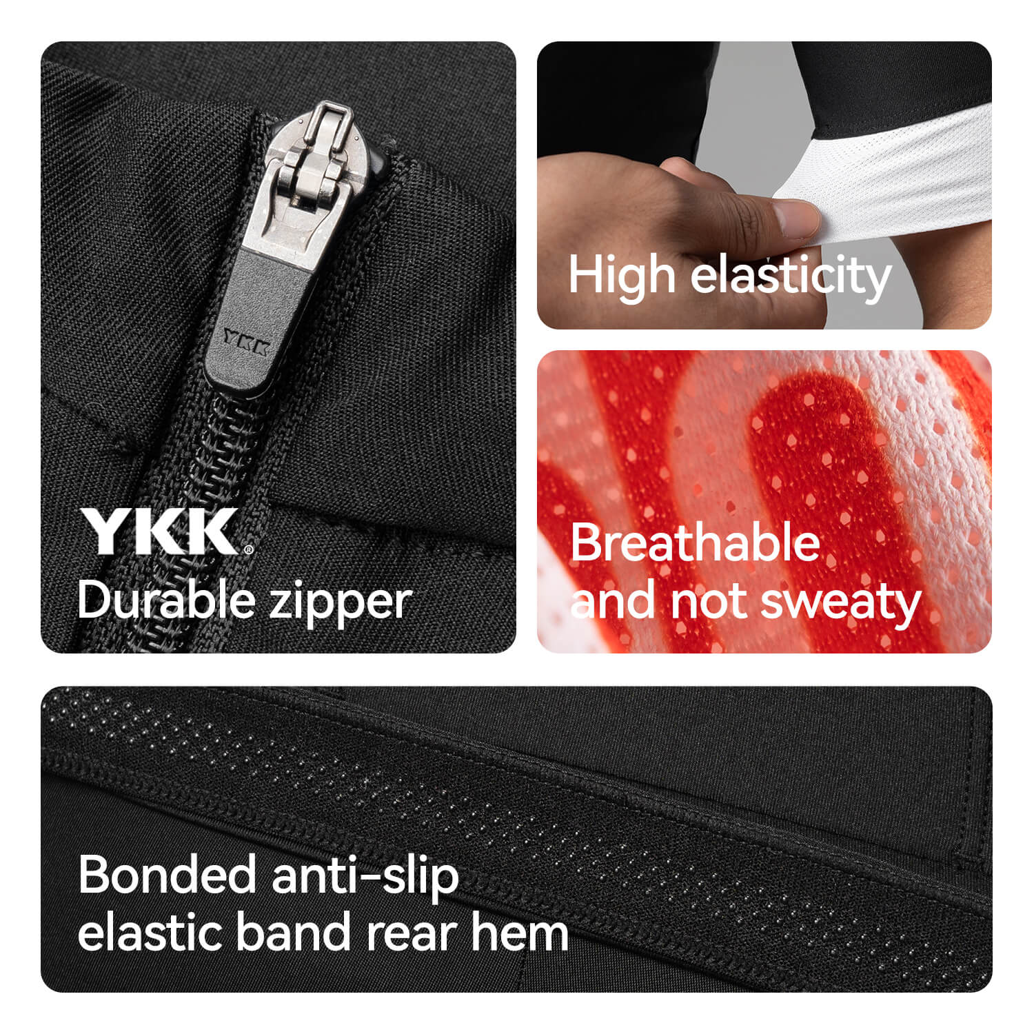 ROCKBROS Men's KAIEN professional short sleeve cycling jersey in a sleek, aerodynamic design