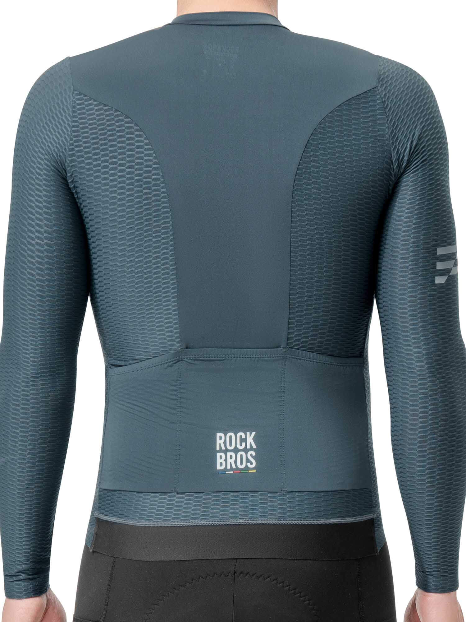 Men's ROAD-TO-SKY Quick-Dry Long Sleeve Cycling Jersey by ROCKBROS