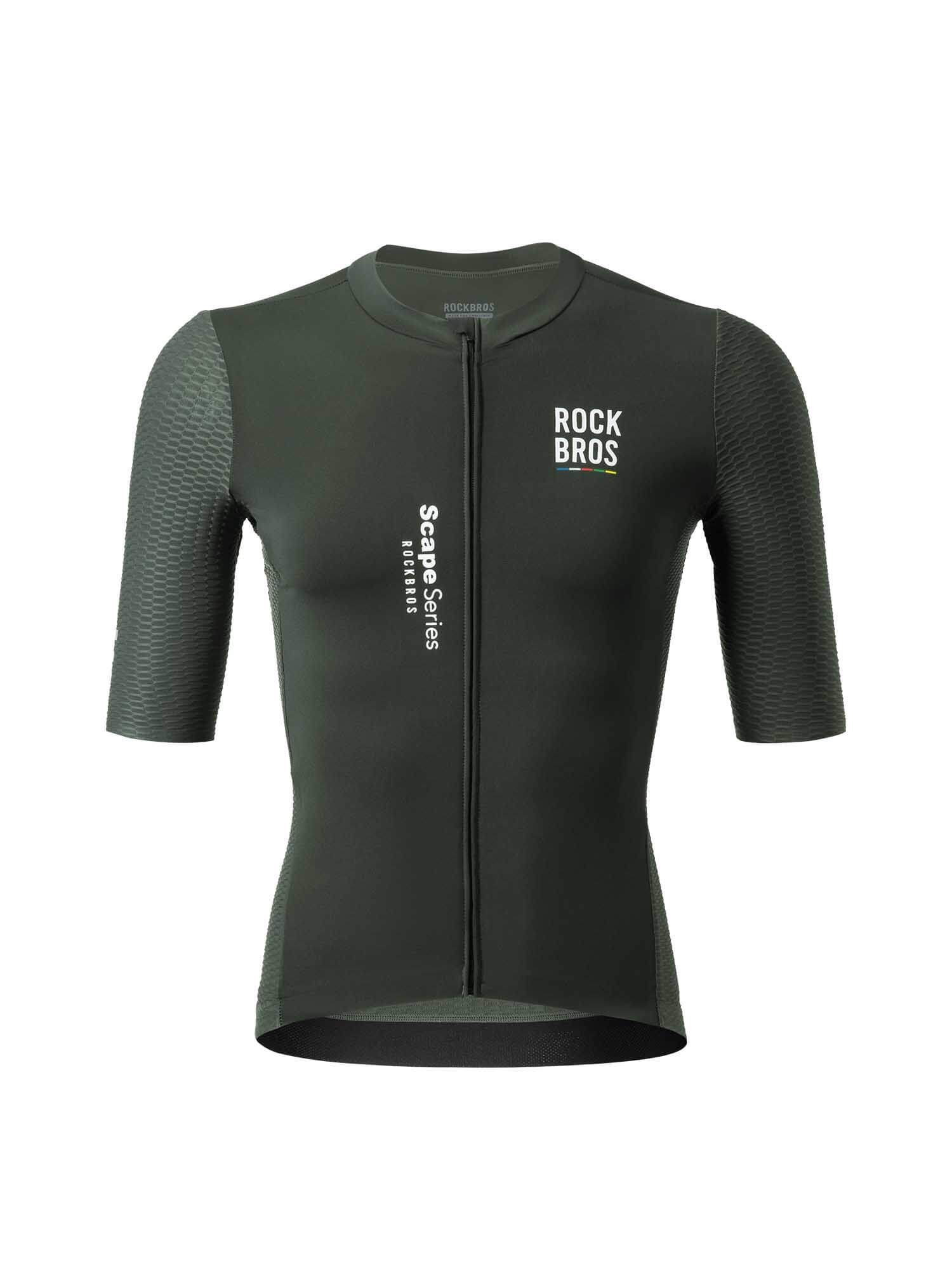 Men's ROAD-TO-SKY Quick-Dry Short Sleeve Cycling Jersey by ROCKBROS