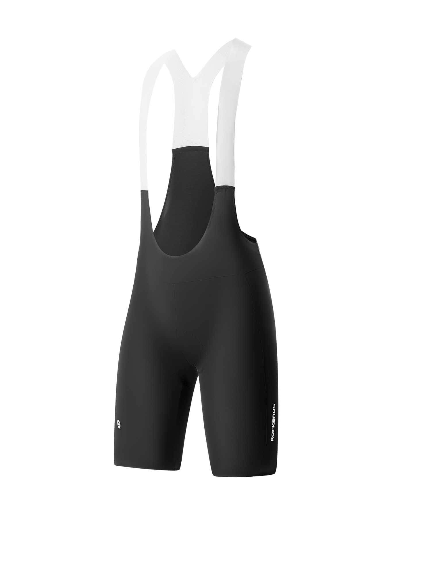ROCKBROS men's summer cycling bib shorts with breathable mesh and padded insert