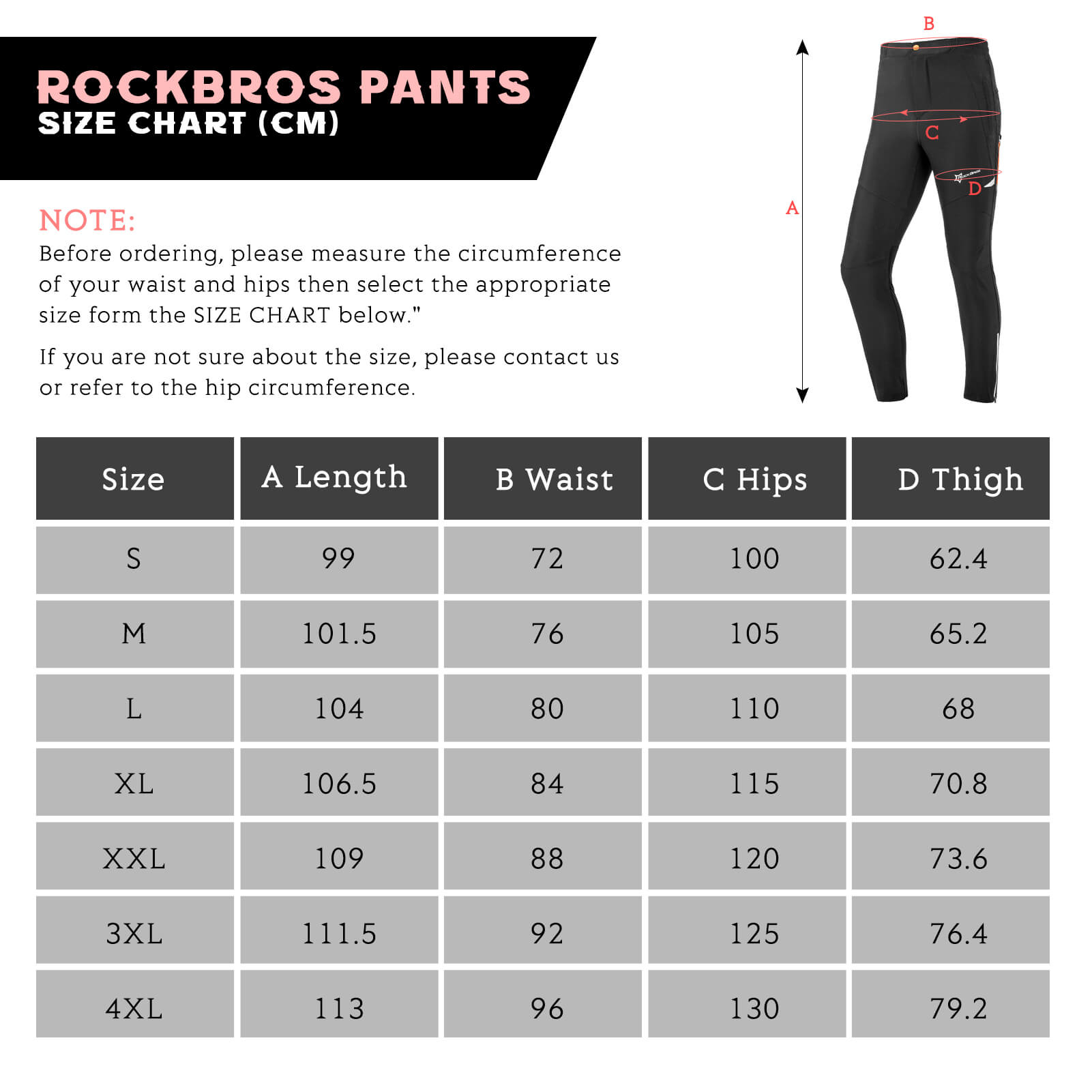 Men’s windproof and breathable cycling pants with stretch and zip pocket