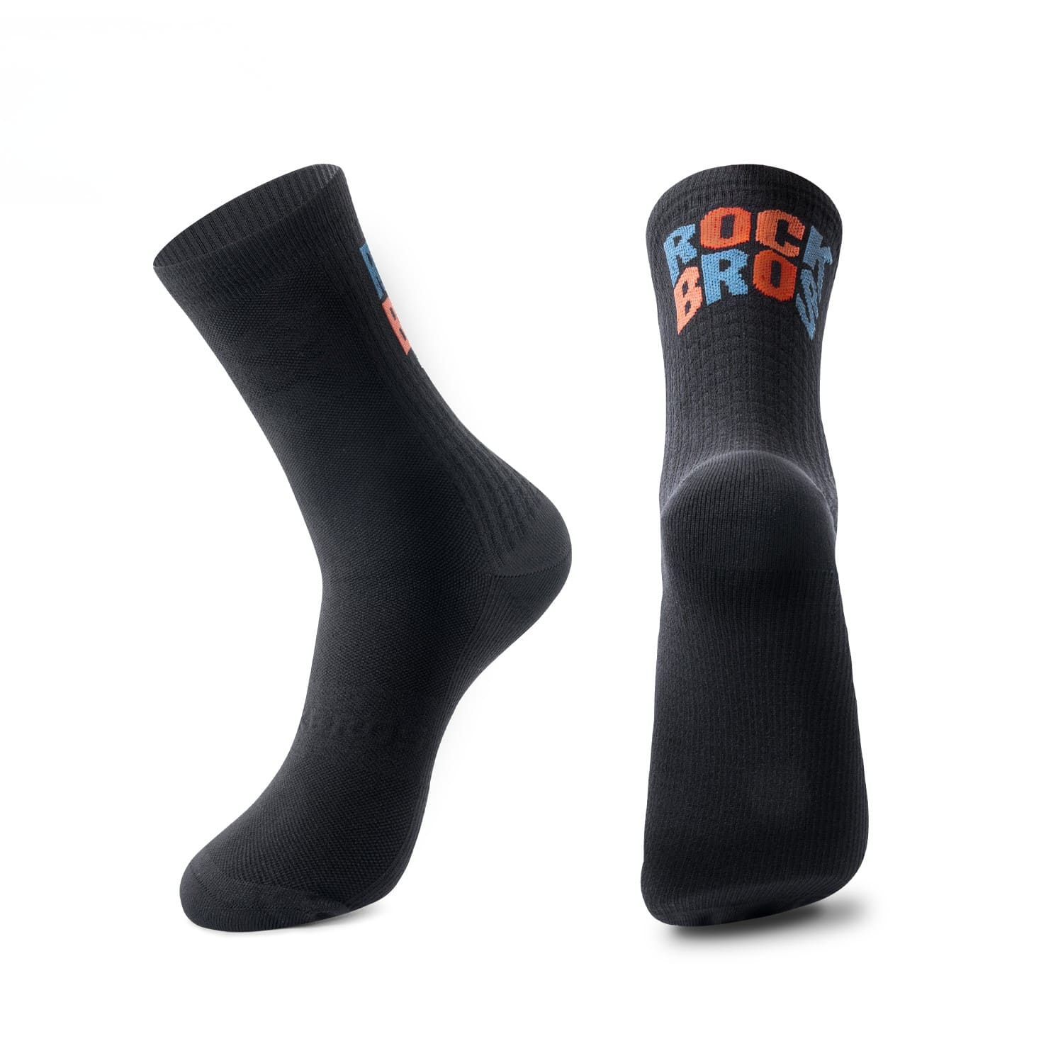 ROCKBROS Breathable Compression Cycling Socks for Road and Mountain Riding
#Color_Black