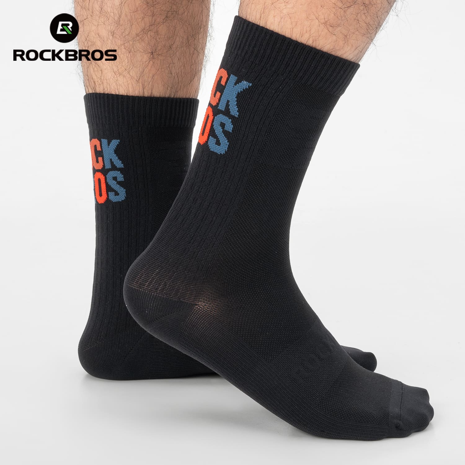 ROCKBROS Breathable Compression Cycling Socks for Road and Mountain Riding