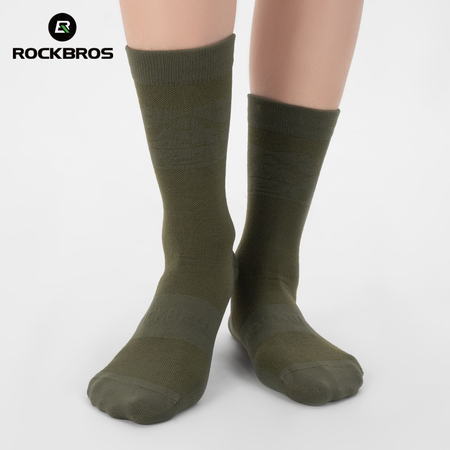 ROCKBROS Breathable Compression Cycling Socks for Road and Mountain Riding