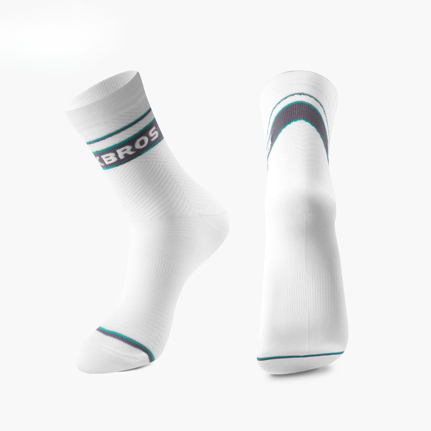 ROCKBROS Breathable Compression Cycling Socks for Road and Mountain Riding
#Color_Ring White