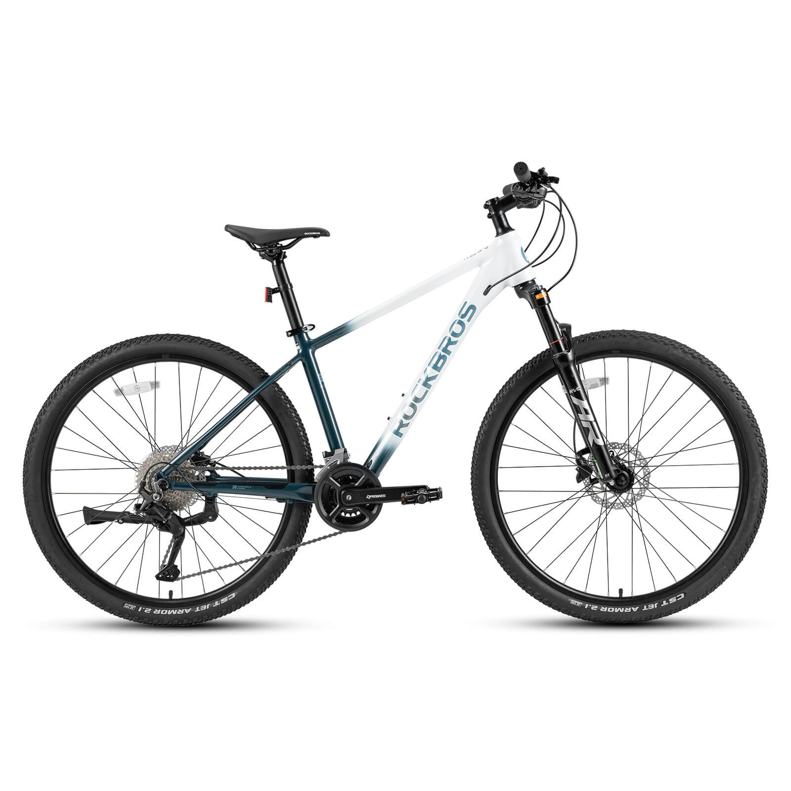 ROCKBROS MT300 27.5 inch mountain bike in blue for off-road and urban riding
#Color_Blue