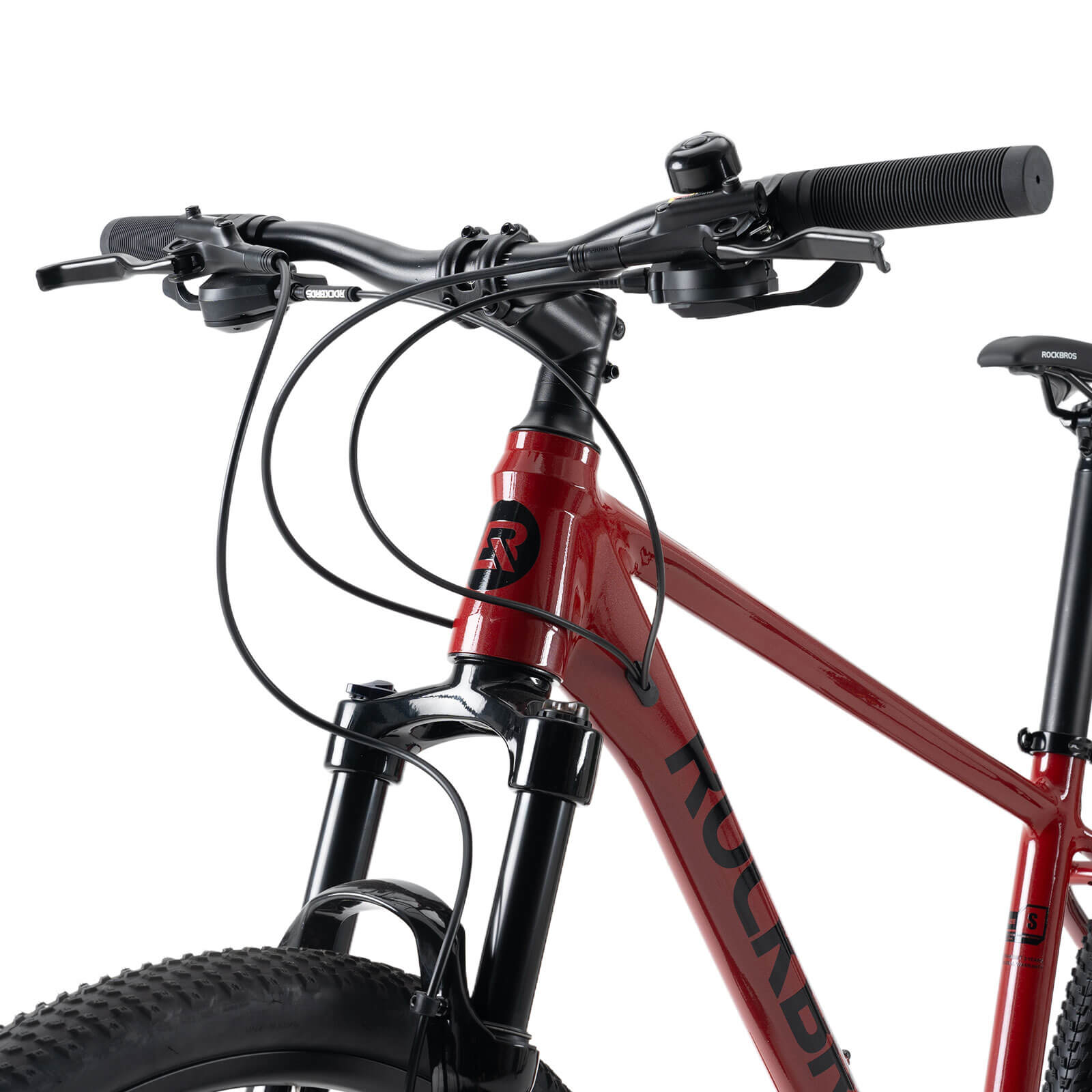 ROCKBROS MT300 27.5 inch mountain bike in red for off-road and urban riding
#Color_Red