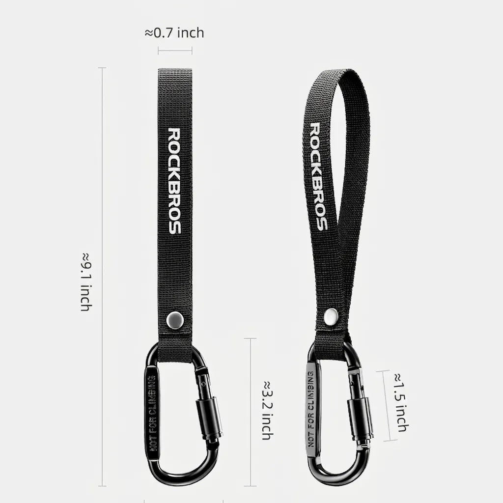 ROCKBROS multi-purpose bike handlebar strap hook for carrying grocery and shopping bags