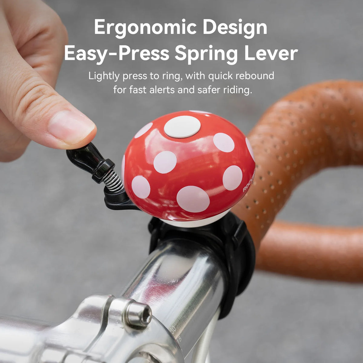 ROCKBROS mushroom-shaped copper alloy bike bell