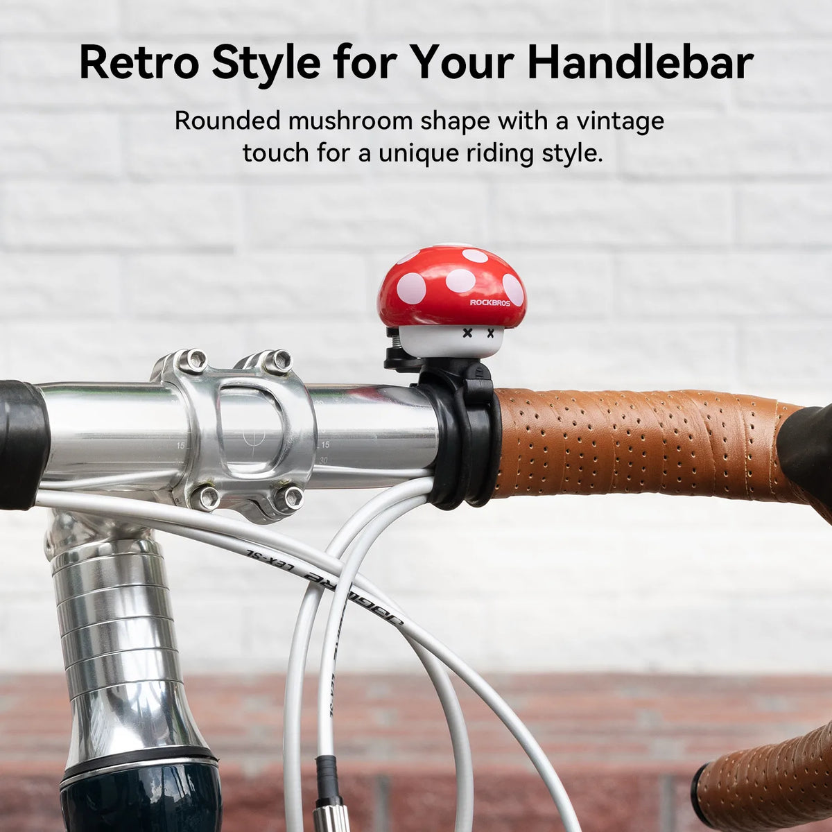 ROCKBROS mushroom-shaped copper alloy bike bell