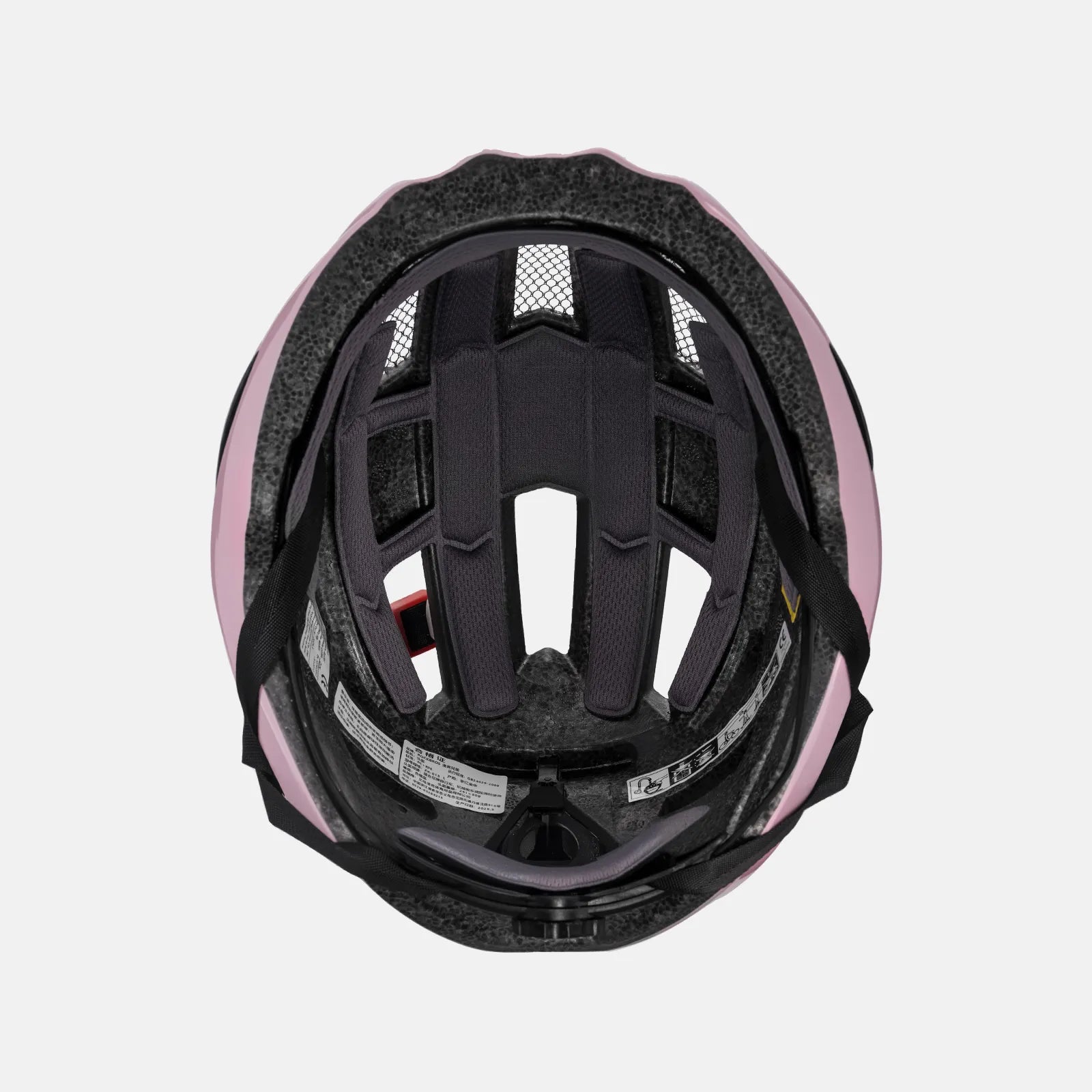 ROCKBROS bike helmet with rear light for safe night riding, breathable and impact-resistant design
#Color_Pink
