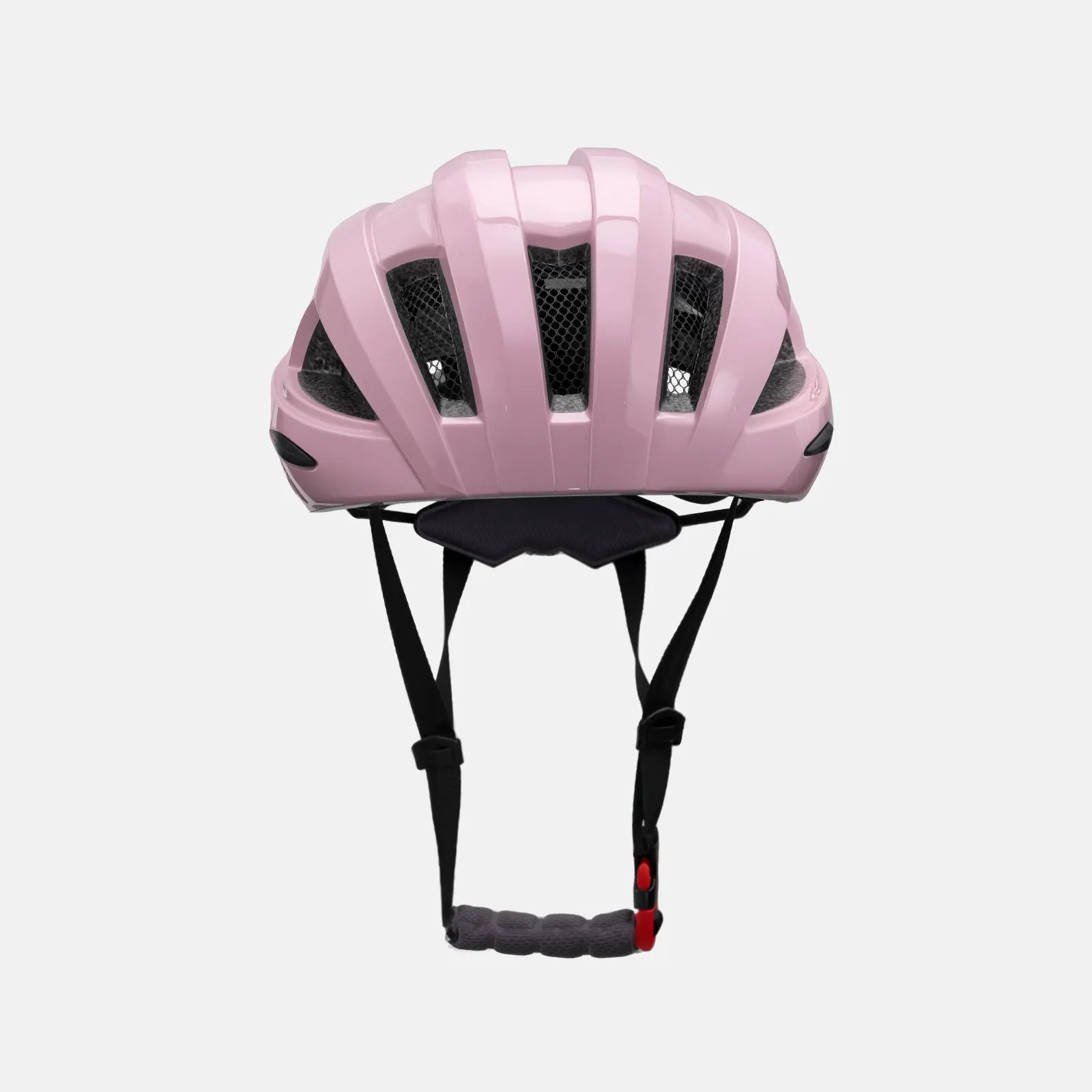 ROCKBROS bike helmet with rear light for safe night riding, breathable and impact-resistant design
#Color_Pink