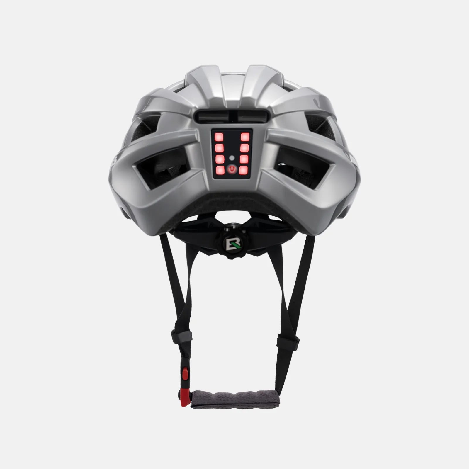 ROCKBROS bike helmet with rear light for safe night riding, breathable and impact-resistant design
#Color_Titanium