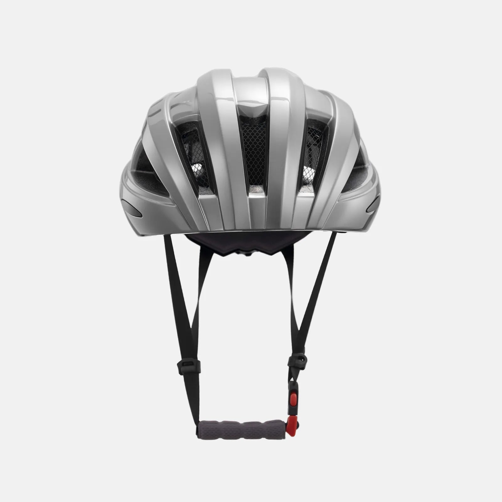ROCKBROS bike helmet with rear light for safe night riding, breathable and impact-resistant design
#Color_Titanium