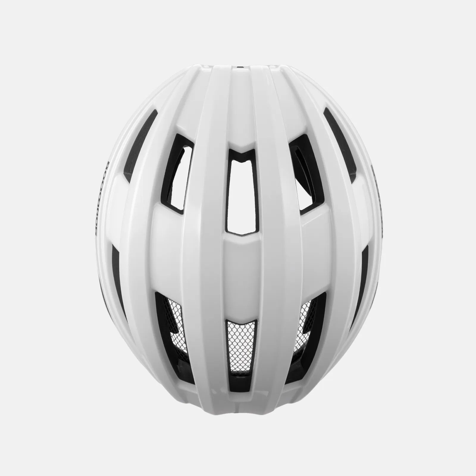 ROCKBROS bike helmet with rear light for safe night riding, breathable and impact-resistant design
#Color_White