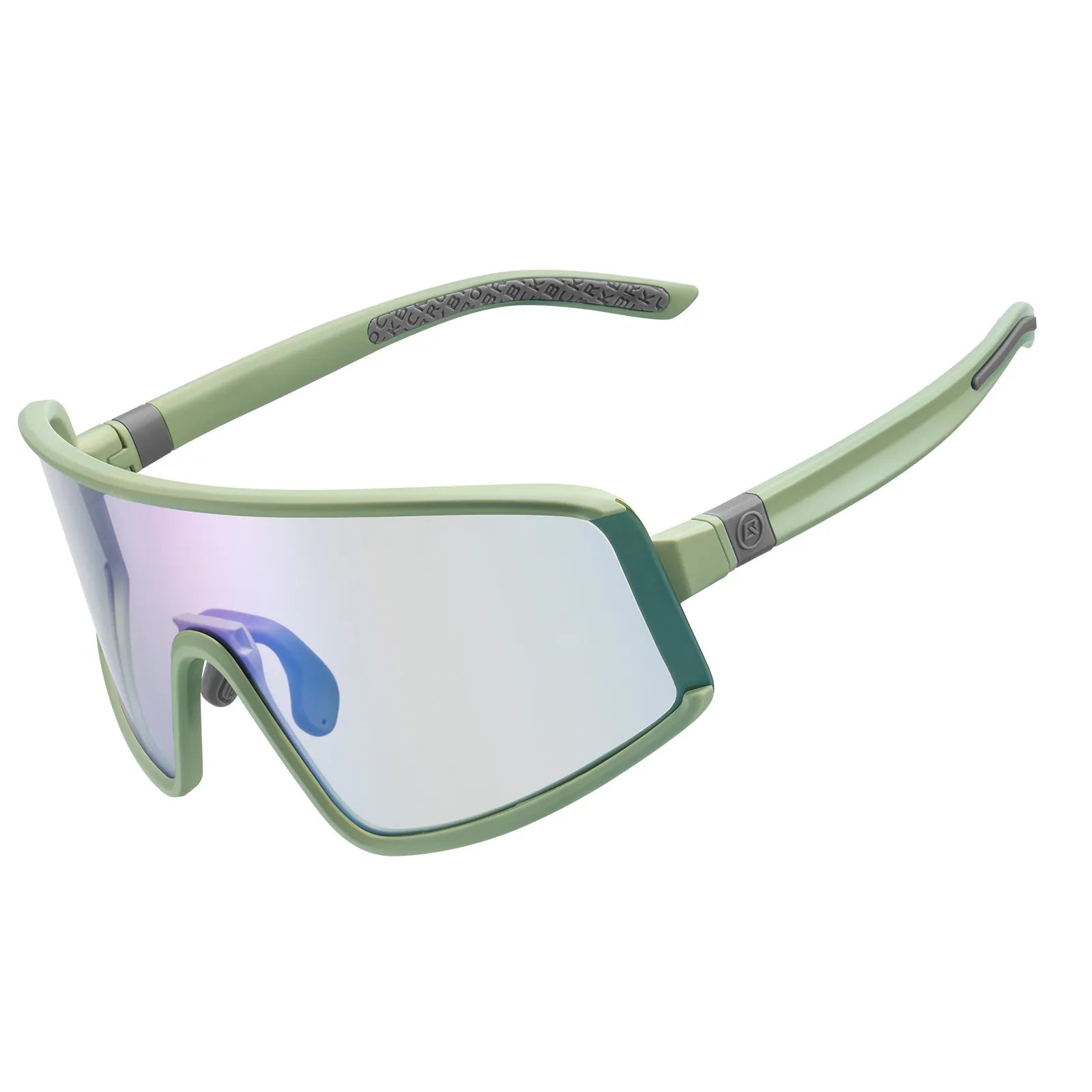 ROCKBROS lightweight photochromic sports sunglasses for cycling and hiking with UV400 protection
#Color_Green