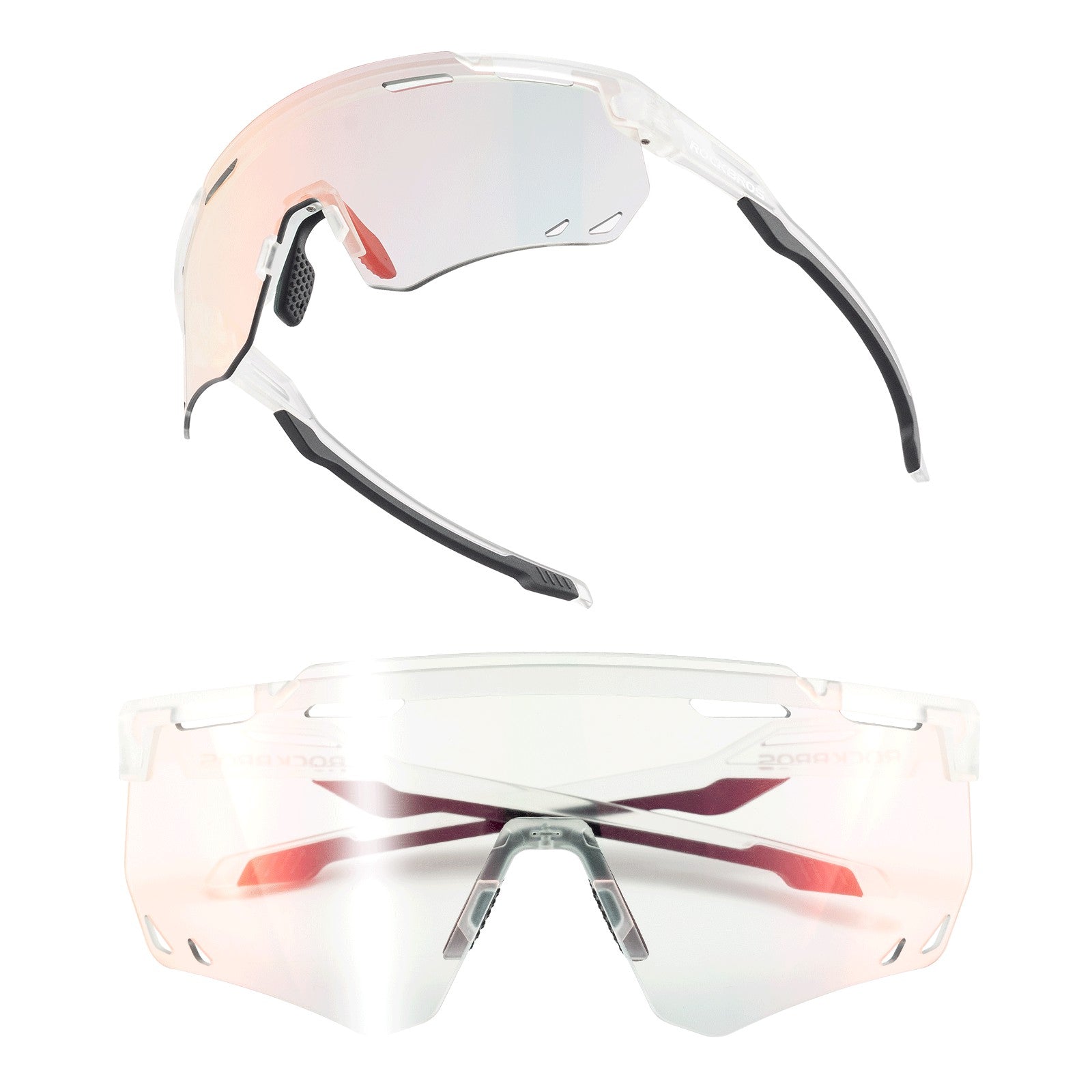 ROCKBROS photochromic windproof cycling glasses for outdoor riding
#Color_Red