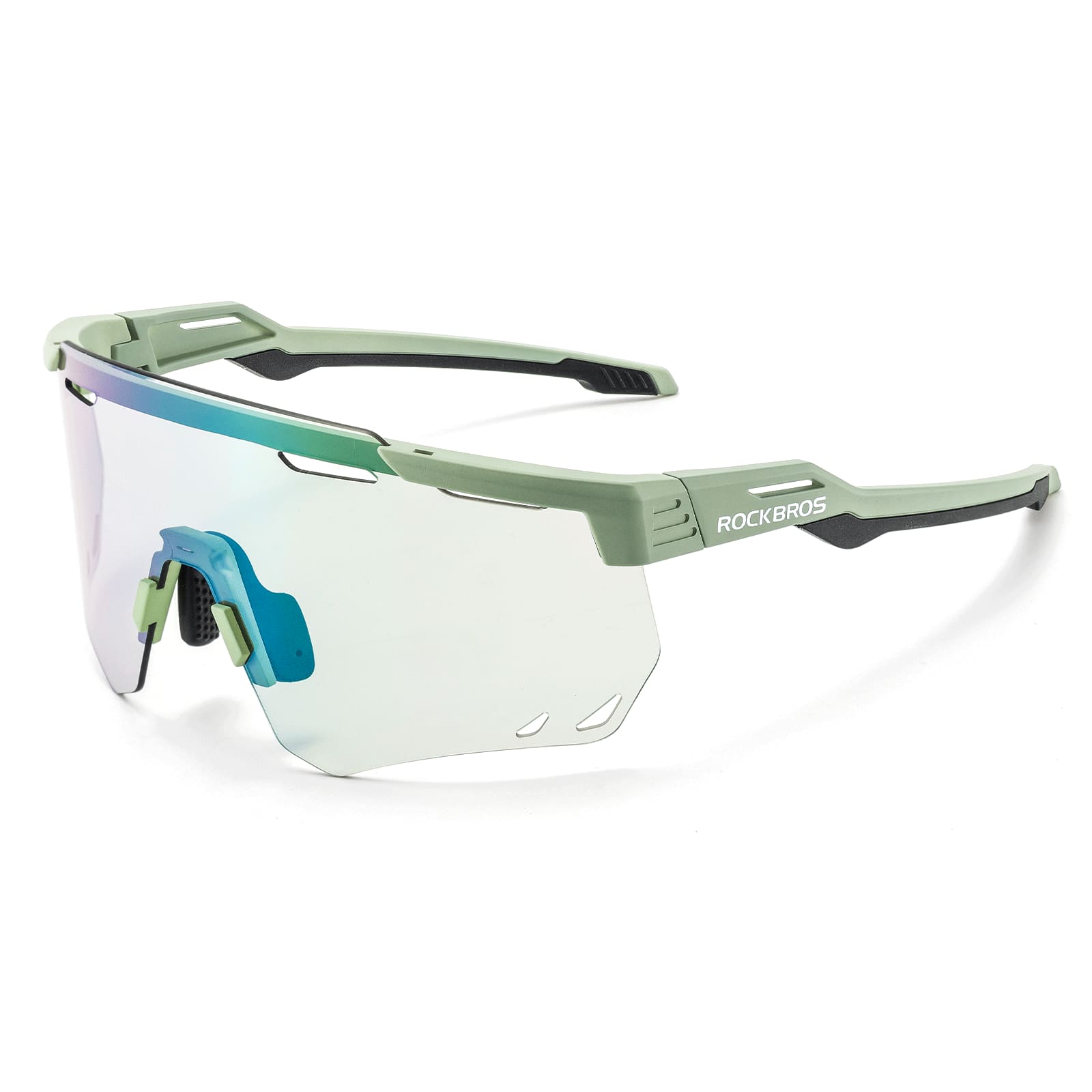 ROCKBROS photochromic windproof cycling glasses for outdoor riding
#Color_Green