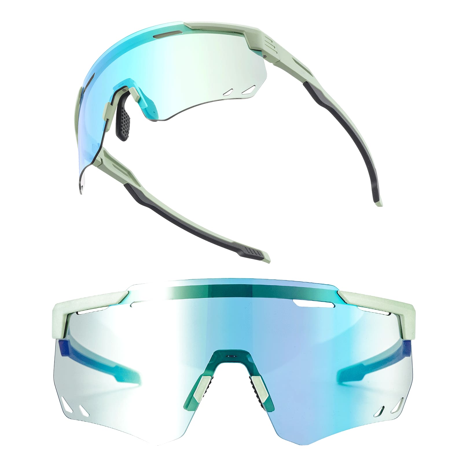 ROCKBROS photochromic windproof cycling glasses for outdoor riding
#Color_Green