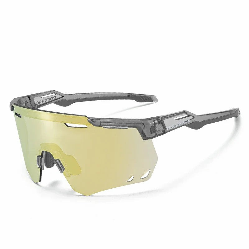 ROCKBROS photochromic windproof cycling glasses for outdoor riding
#Color_Light Golden
