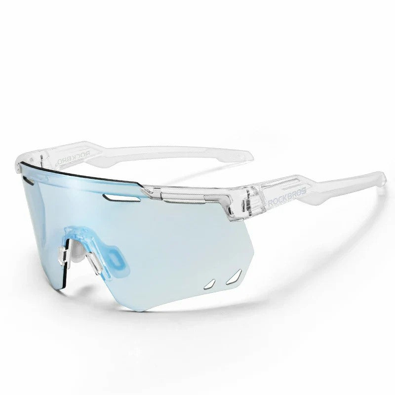 ROCKBROS photochromic windproof cycling glasses for outdoor riding
#Color_Blue White