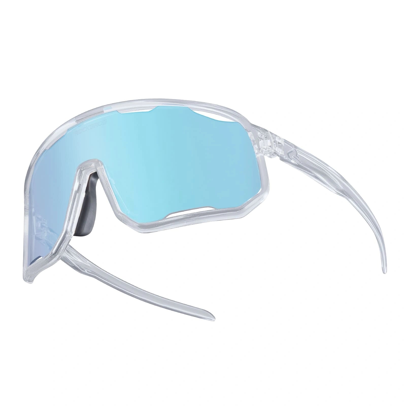 ROCKBROS Windproof Photochromic Cycling Sunglasses with UV400 Lenses and Lightweight TR90 Frame
#Color_Glossy Clear / White Ice Blue Photochromic