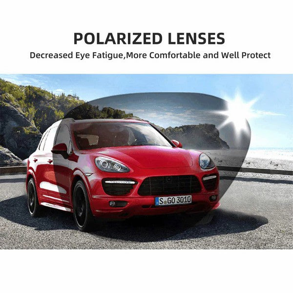 ROCKBROS Polarized Cycling Sunglasses with 5 Interchangeable Lenses for Outdoor Sports and Cycling