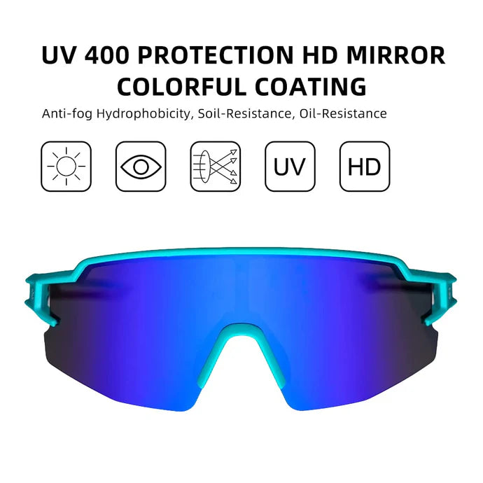 ROCKBROS polarized cycling sunglasses with UV protection for men and women
#Color_Blue