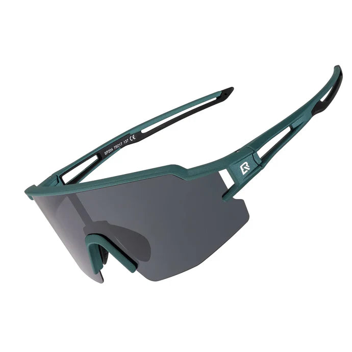 ROCKBROS polarized cycling sunglasses with UV protection for men and women
#Color_Green Gray