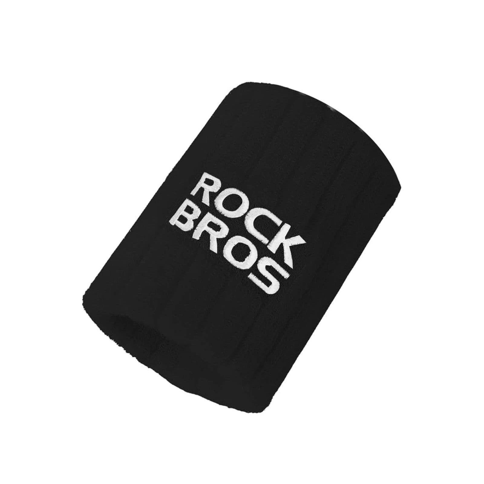 ROCKBROS Polyester-Cotton Sports Wristband with Sweat-Absorbing Fabric and Wrist Support for Daily Sports
#Color_Black