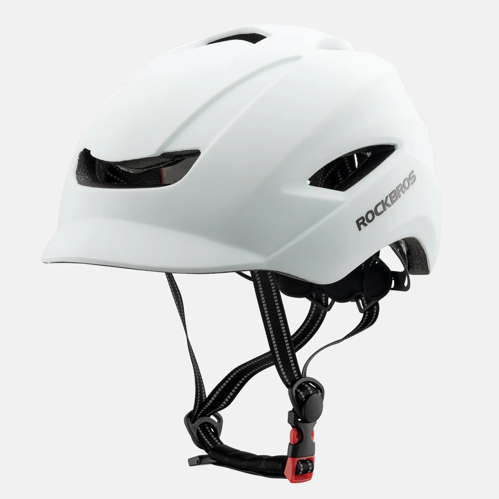ROCKBROS Pottier Bike Helmet with PC Shell and EPS Protection
#Color_White