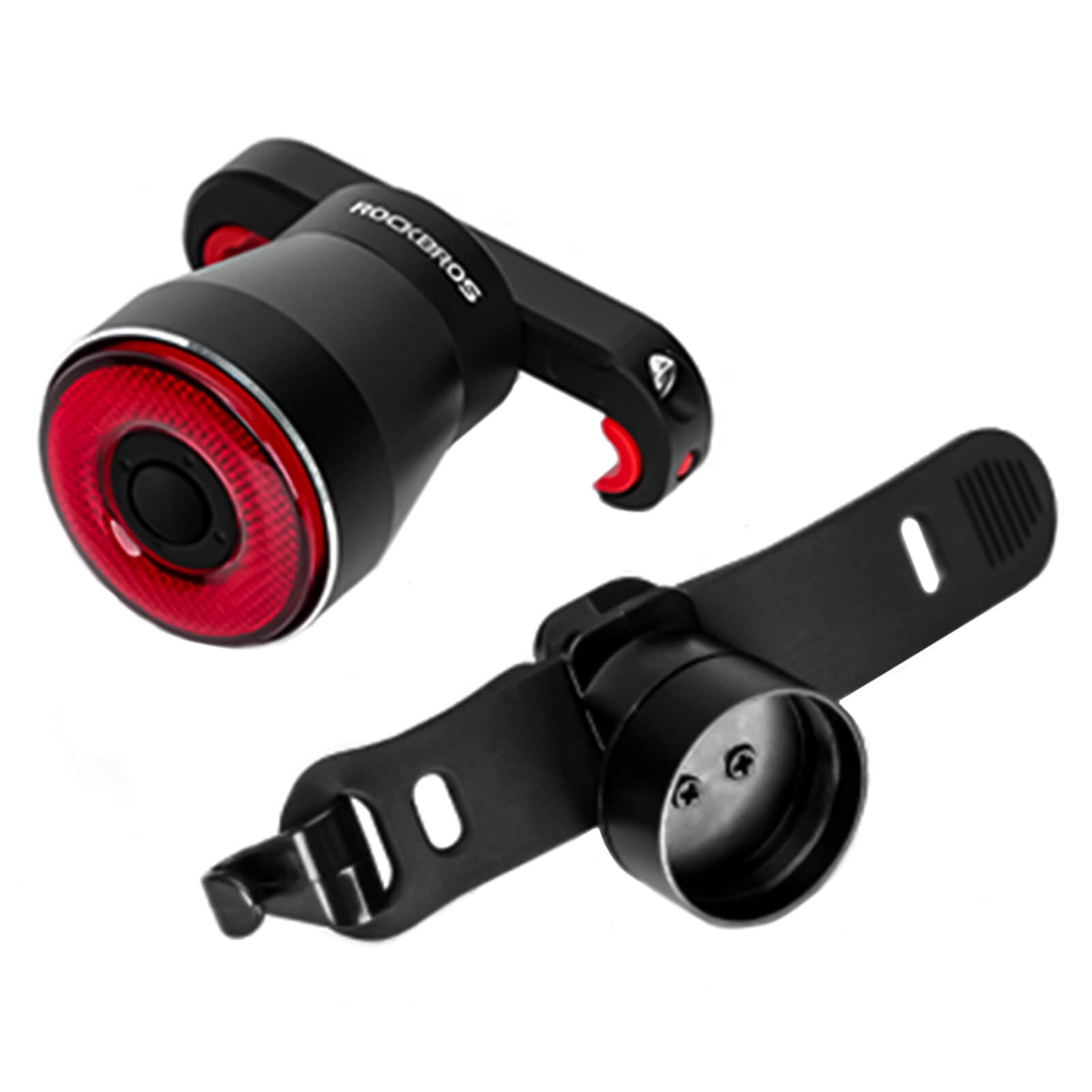 ROCKBROS smart brake sensing bike tail light with LED and waterproof design