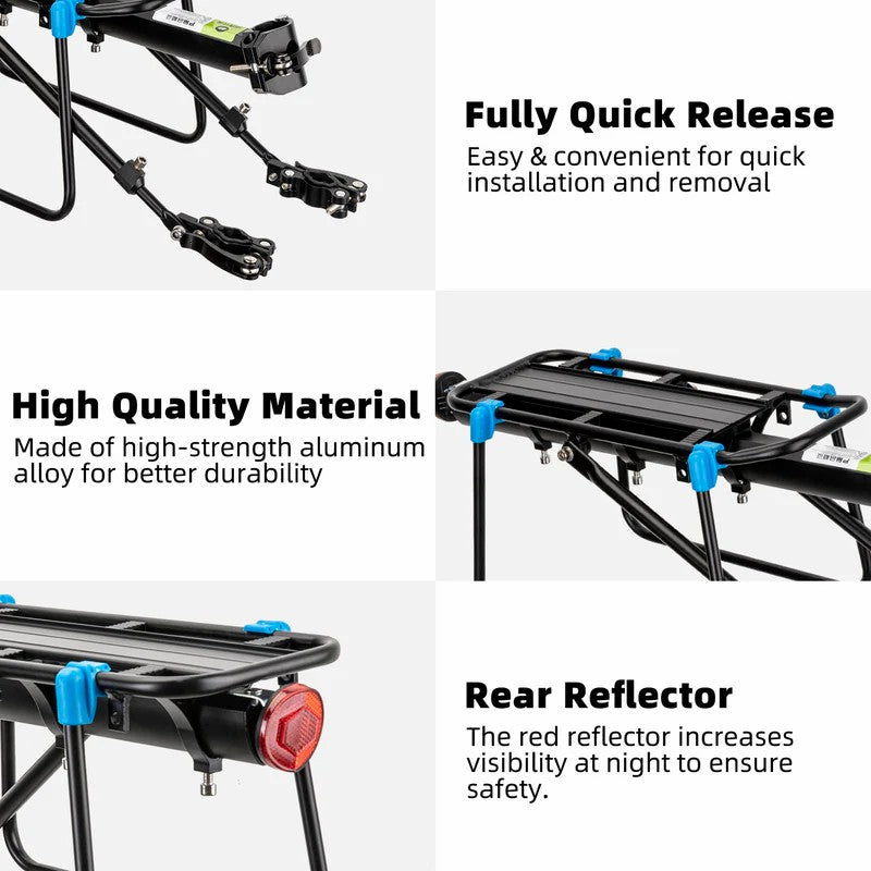 ROCKBROS quick release rear bike rack for mountain bikes