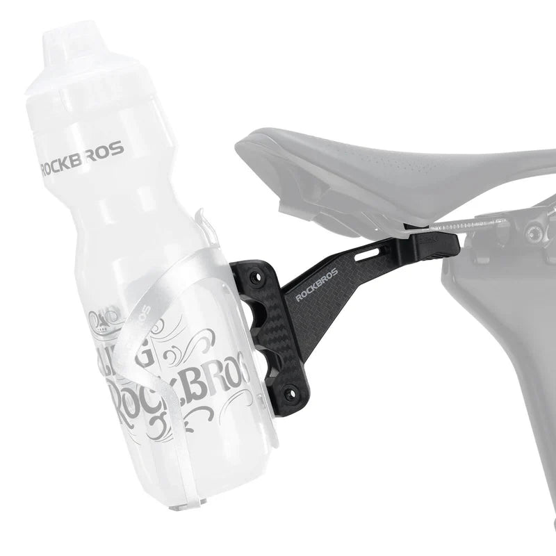 ROCKBROS Rear Saddle Bottle Cage Bundle for Dual Hydration Setup