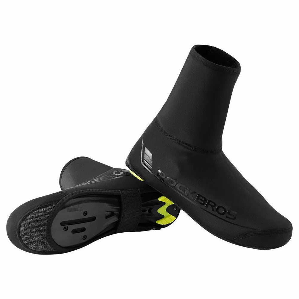 ROCKBROS reflective water-repellent cycling shoe covers windproof overshoes for winter riding