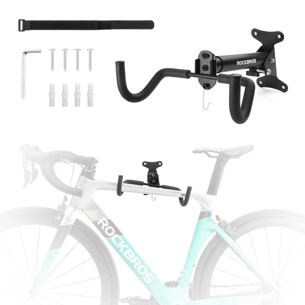 Removable Bycle Rack Retractable Wall Mount Bike Rack - Space-Saving Rack for Road ...