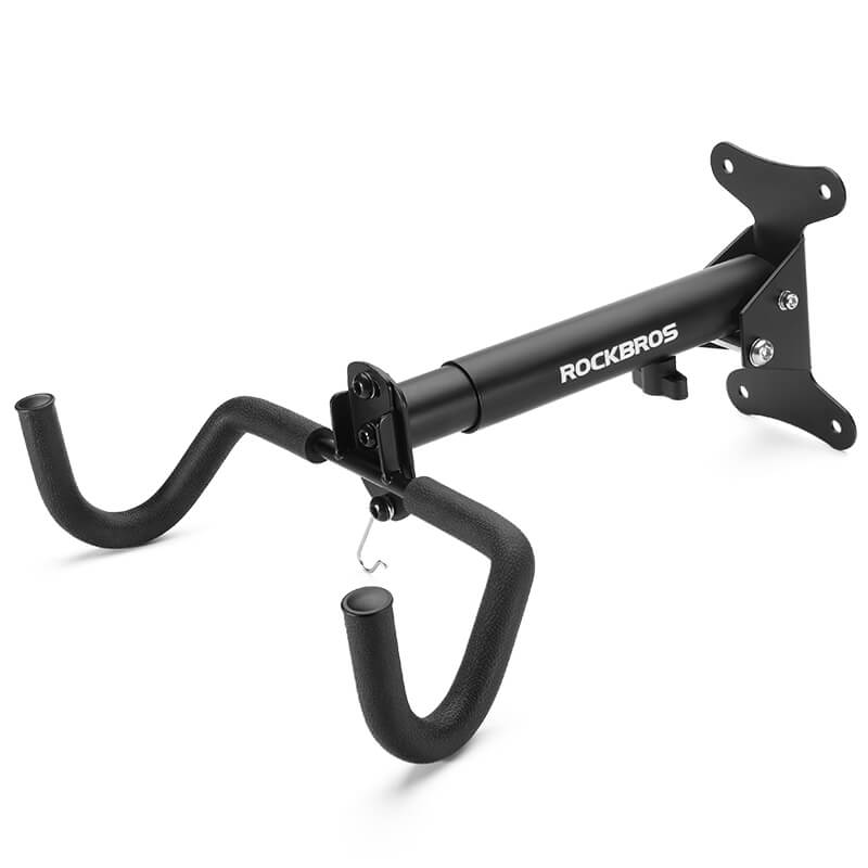 ROCKBROS retractable wall-mounted bike rack for space-saving bike storage
