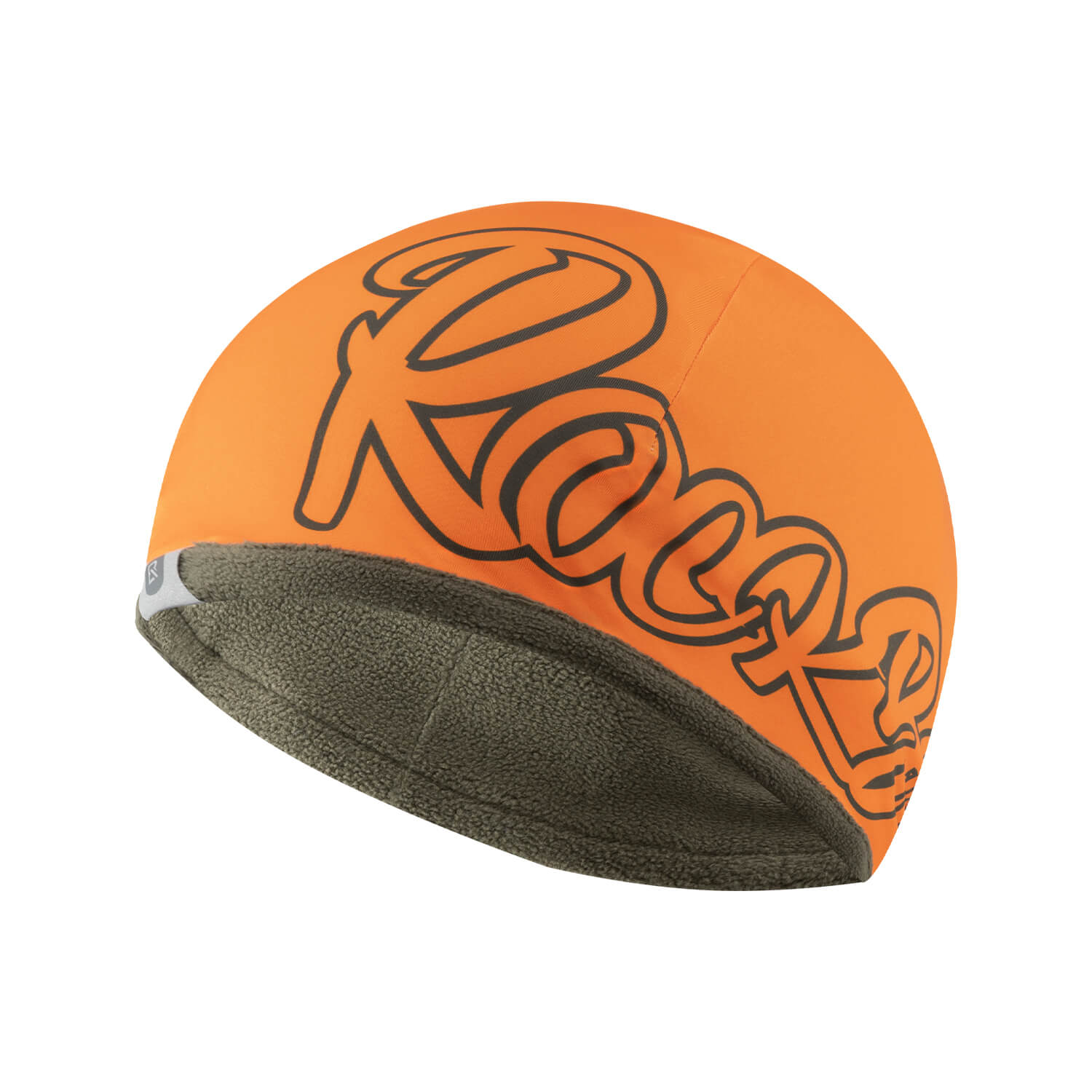 ROCKBROS reversible thermal cycling beanie for winter riding, fleece lining and soft stretch fabric for helmet use.
#Color_Orange