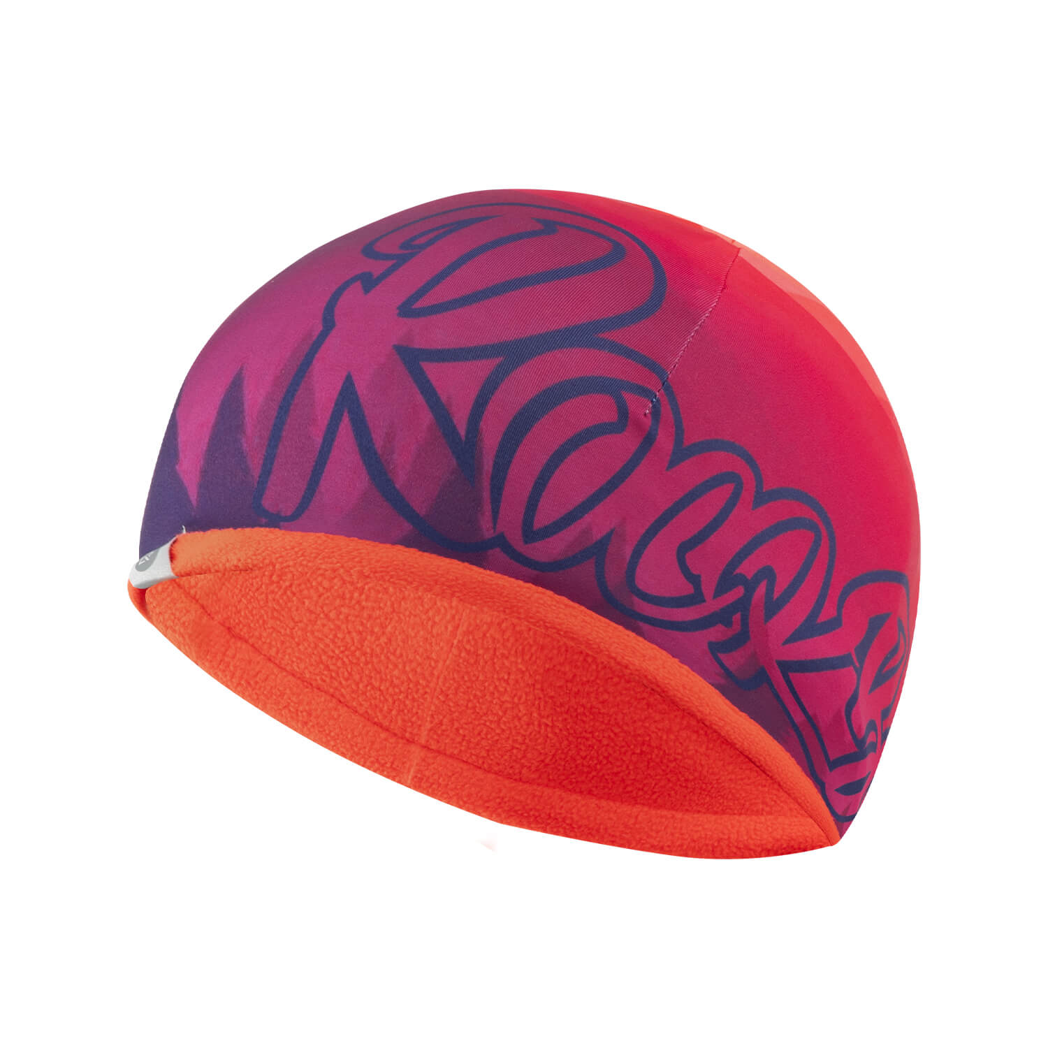 ROCKBROS reversible thermal cycling beanie for winter riding, fleece lining and soft stretch fabric for helmet use.
#Color_Red