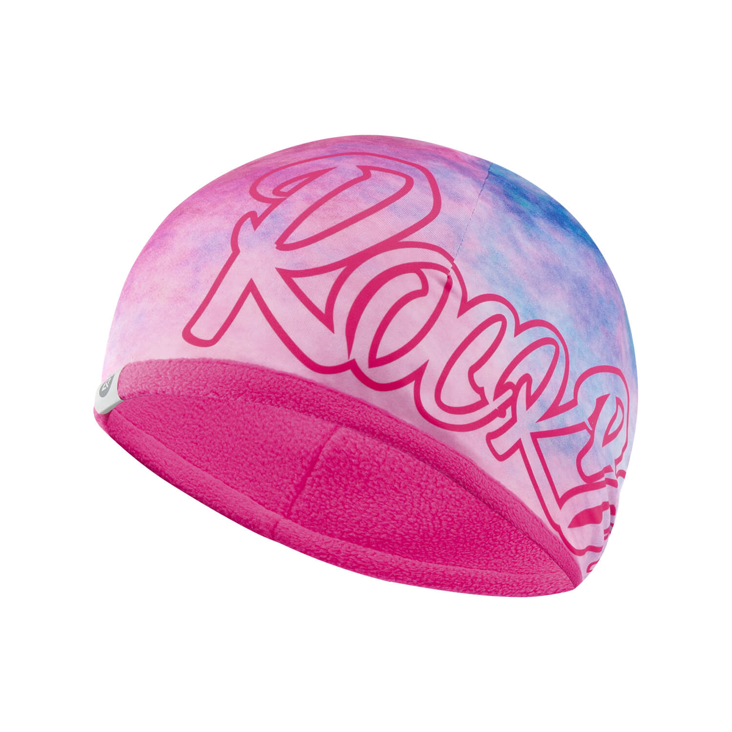 ROCKBROS reversible thermal cycling beanie for winter riding, fleece lining and soft stretch fabric for helmet use.
#Color_Pink