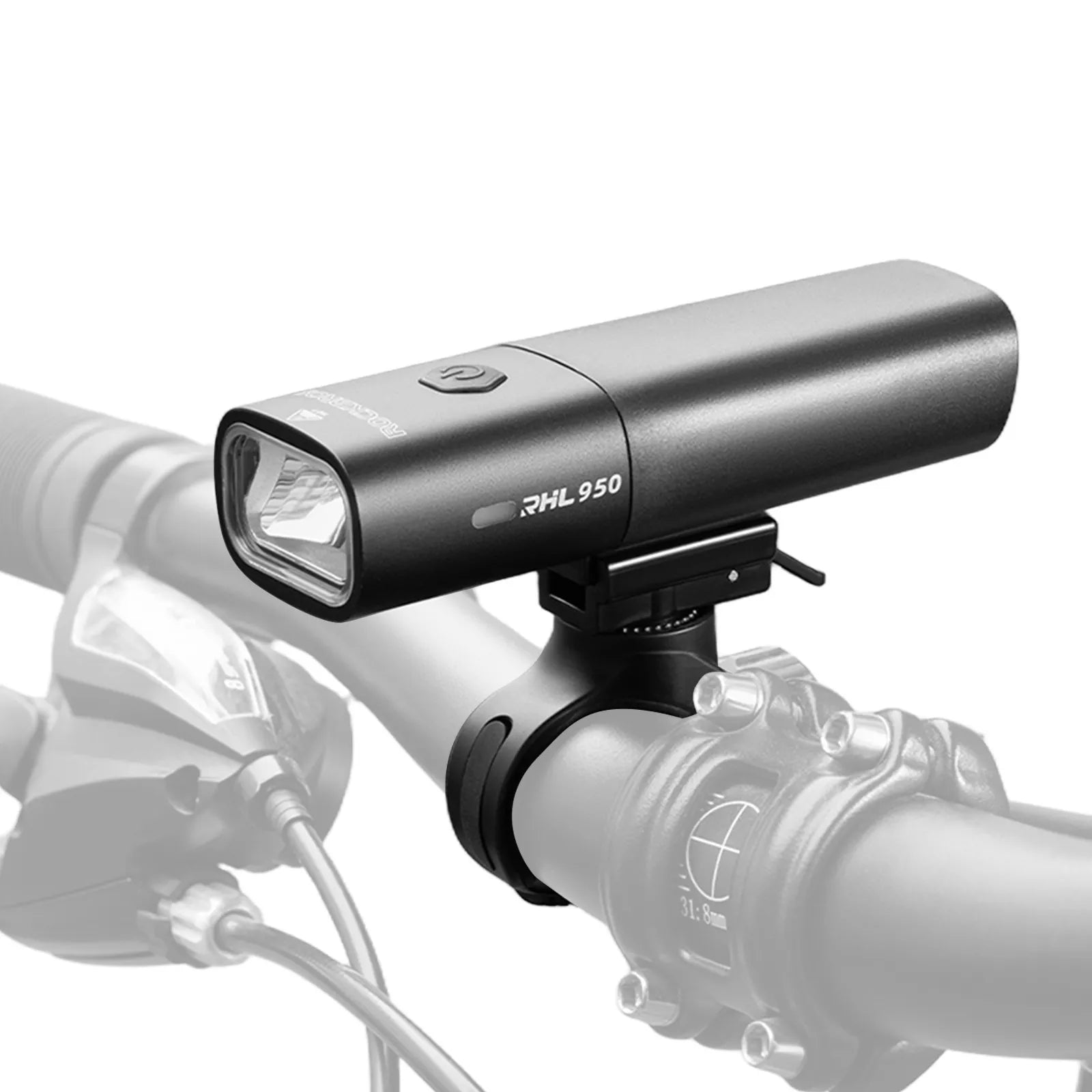 ROCKBROS RHL950 950 lumen bike headlight with anti-glare lens for night riding and commuting